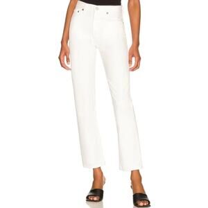 AGOLDE | Mia Straight Leg Jeans in Element White | Sz 28